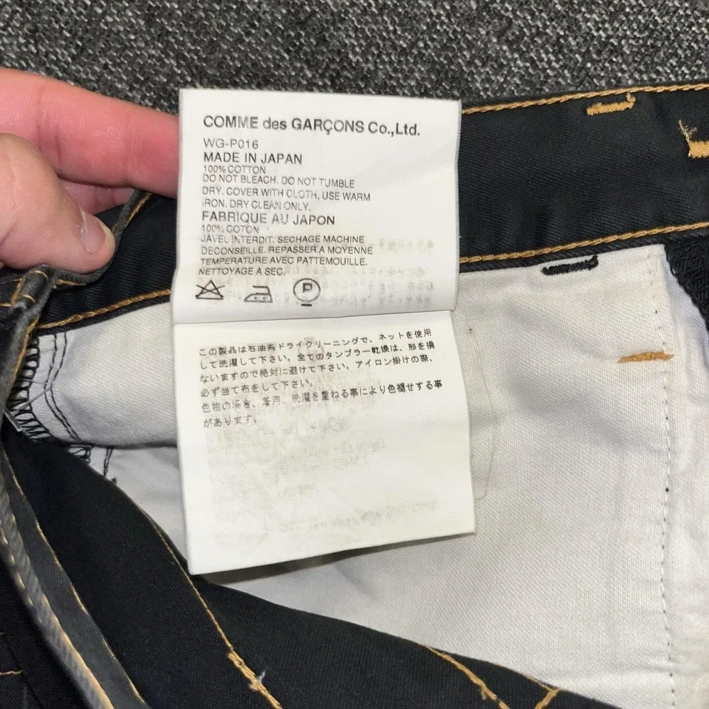 Comme Des Garcons Junya Watanabe MAN X Levi's Jeans Mens 30x26 Black WG-P016